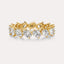 East-West Oval Eternity Band