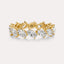 East-West Oval Eternity Band