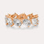 East-West Oval Eternity Band
