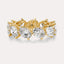 East-West Oval Eternity Band