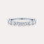 East-West Oval 11-Stone Band