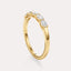 East-West Oval 5-Stone Band