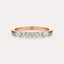 East-West Oval 5-Stone Band