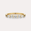 East-West Oval 5-Stone Band