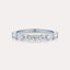 East-West Oval 7-Stone Band