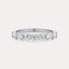 East-West Oval 7-Stone Band
