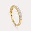 East-West Oval 9-Stone Band