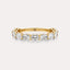 East-West Oval 11-Stone Band