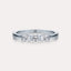 East-West Oval 3-Stone Band
