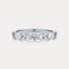 East-West Oval 5-Stone Band