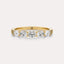 East-West Oval 5-Stone Band