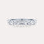 East-West Oval 7-Stone Band