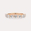 East-West Oval 7-Stone Band