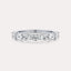 East-West Oval 7-Stone Band