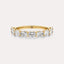 East-West Oval 9-Stone Band