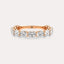 East-West Oval 11-Stone Band