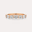 East-West Oval 5-Stone Band