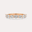 East-West Oval 7-Stone Band