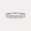 East-West Oval 9-Stone Band