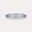 East-West Oval 3-Stone Band