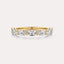 East-West Oval 7-Stone Band