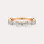 East-West Oval 9-Stone Band