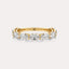 East-West Oval 9-Stone Band