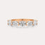 East-West Oval 5-Stone Band