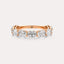 East-West Oval 9-Stone Band