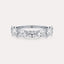 East-West Oval 7-Stone Band