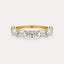 East-West Oval 7-Stone Band