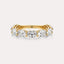 East-West Oval 9-Stone Band