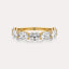 East-West Oval 7-Stone Band