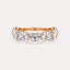 East-West Oval 7-Stone Band