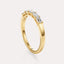 East-West Emerald 5-Stone Band
