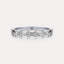 East-West Emerald 5-Stone Band