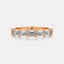 East-West Emerald 5-Stone Band