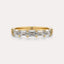 East-West Emerald 5-Stone Band
