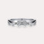 East-West Emerald 3-Stone Band