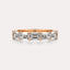 East-West Emerald 5-Stone Band