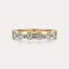East-West Emerald 5-Stone Band