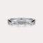 East-West Emerald 3-Stone Band