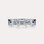 East-West Emerald 3-Stone Band