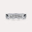 East-West Emerald 3-Stone Band