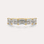 East-West Emerald 5-Stone Band