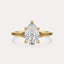 Cathedral Solitaire Engagement Ring