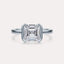 Half Bezel Solitaire Engagement Ring