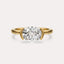 Half Bezel Solitaire Engagement Ring