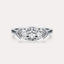 Half Bezel Solitaire Engagement Ring