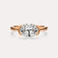 Half Bezel Solitaire Engagement Ring